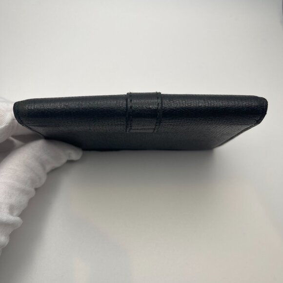 YSL Y Line Compact Wallet  Wallet - Black w/ Gold - Preowned - Picture 5 of 11